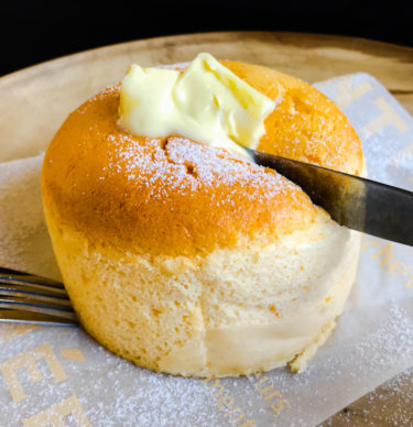 まだまだ改良を続ける「７年かけたパンケーキ」はこれ。